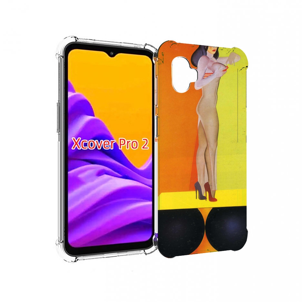 

Чехол MyPads девушка на шарах женский для Samsung Galaxy Xcover Pro 2, Прозрачный, Tocco