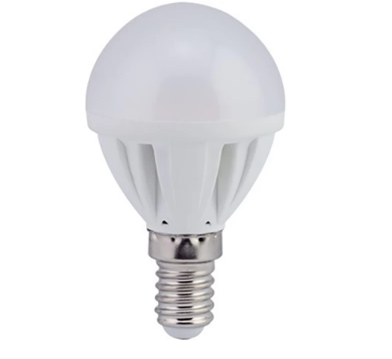 Светодиодная лампа Light Globe LED 5,0W G45 220V E14 4000K шар Ecola TF4V50ELC