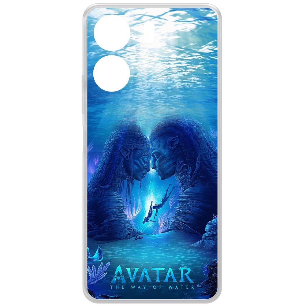 

Чехол-накладка Krutoff Clear Case Аватар - Рифы для Poco C65, Прозрачный