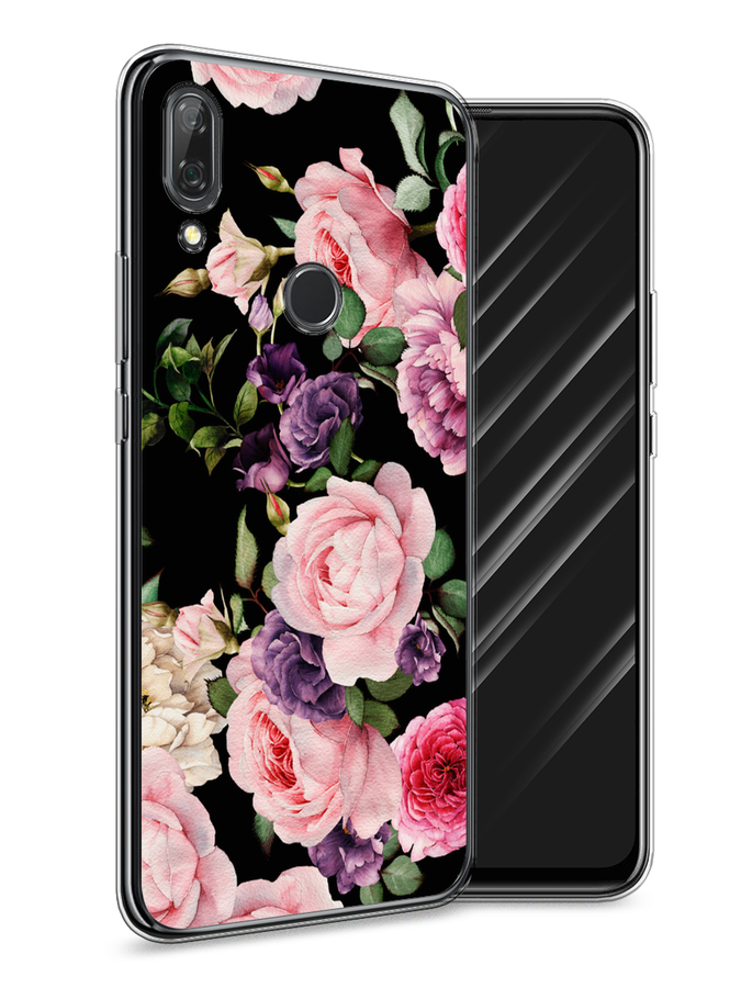 

Чехол Awog на Huawei P Smart Z "Пионы для черном", Черный;розовый;зеленый, 69450-8