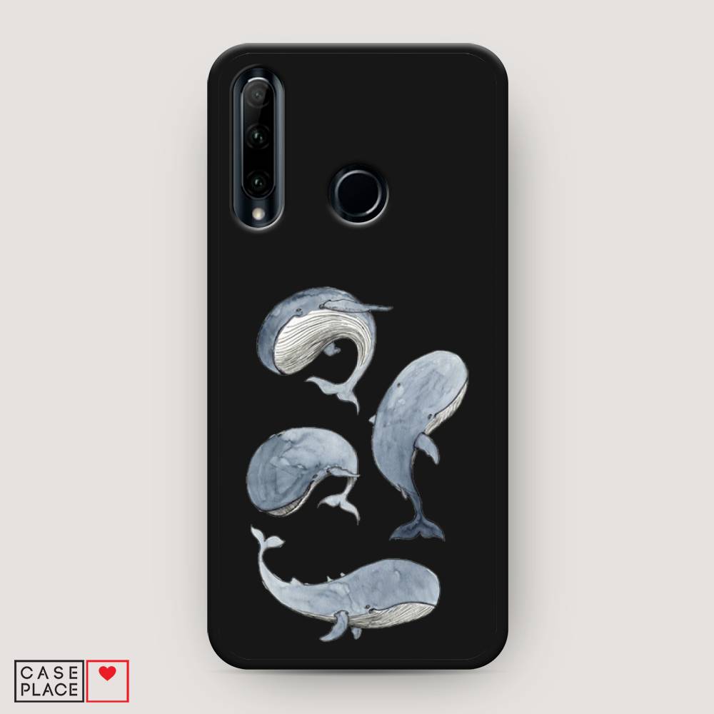 

Чехол Awog на Huawei P Smart Plus 2019 "Киты", Белый;прозрачный;голубой, 69252-1