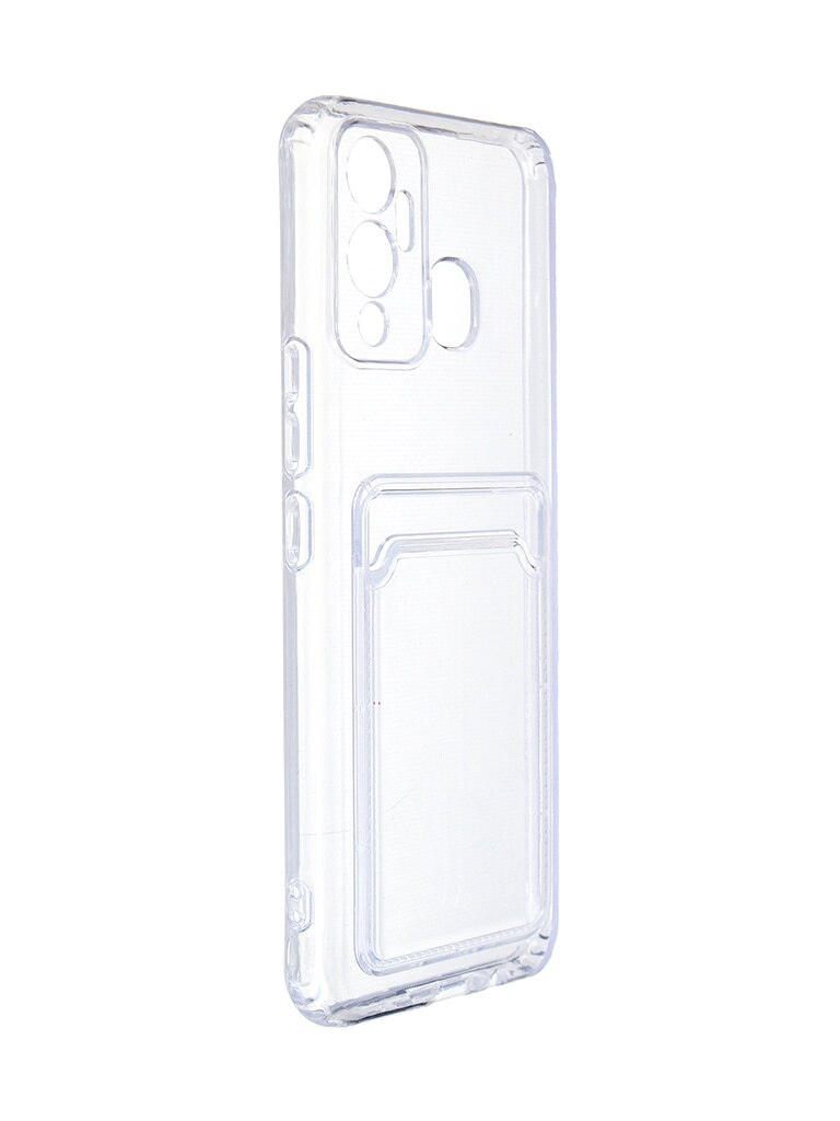 фото Чехол neypo для infinix hot 12 play pocket silicone с карманом transparent acs55391