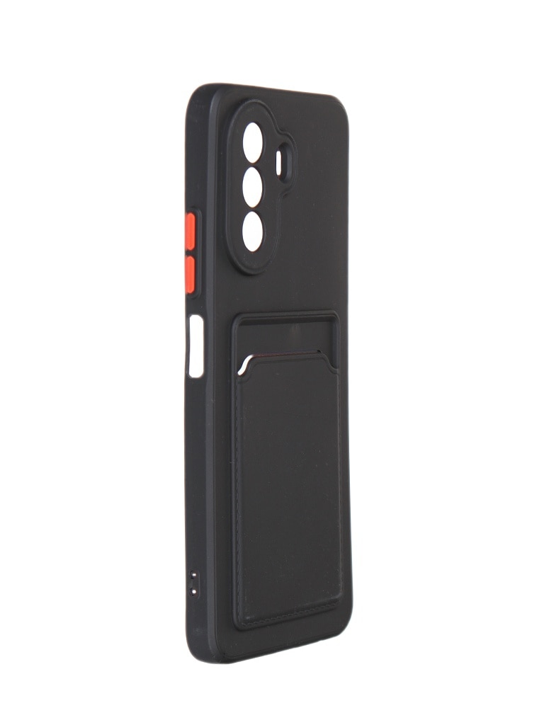 

Чехол Neypo для Huawei Nova Y70 Pocket Matte Silicone с карманом Black NPM55967, Черный, NPM55967