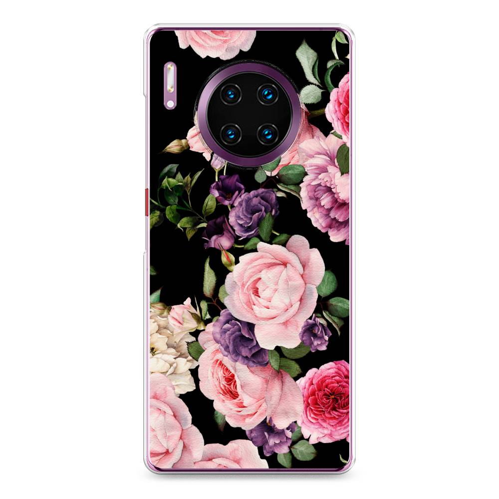 

Чехол Awog на Huawei Mate 30 Pro "Пионы для черном", Черный;розовый;зеленый, 610450-8