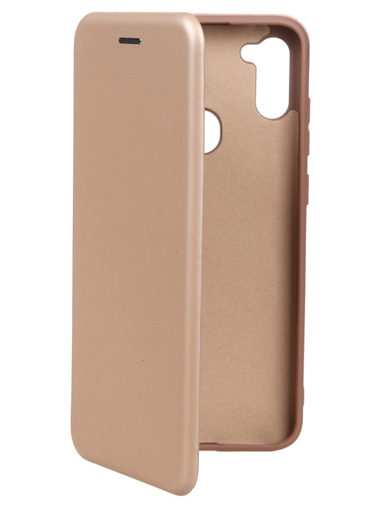 

Чехол Krutoff для Samsung Galaxy M11 / A11 Soft Book Gold 11164, Золотистый