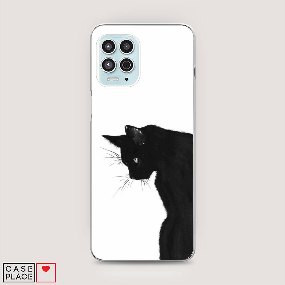 

Чехол Awog на Motorola Moto G100 "Black cat", Разноцветный, 241650-1