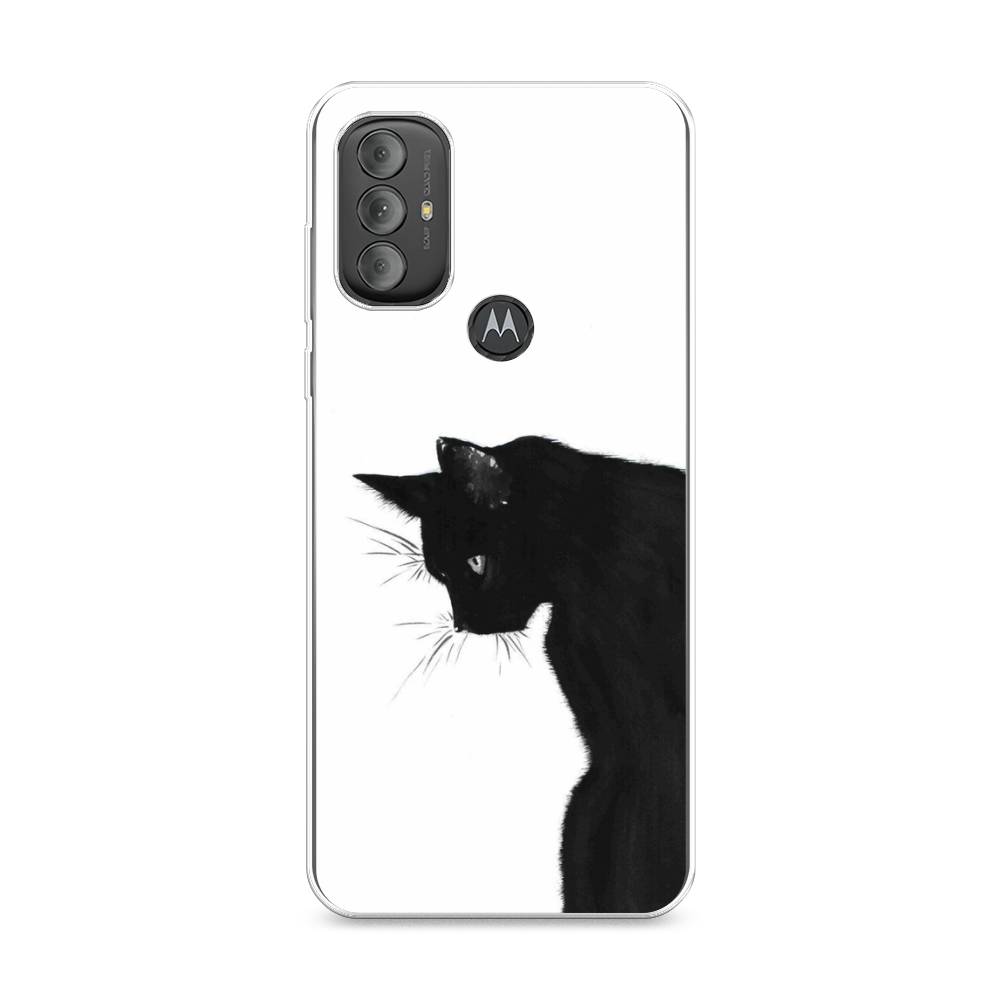 

Чехол Awog на Motorola Moto G Power 2022 "Black cat", Разноцветный, 242850-1