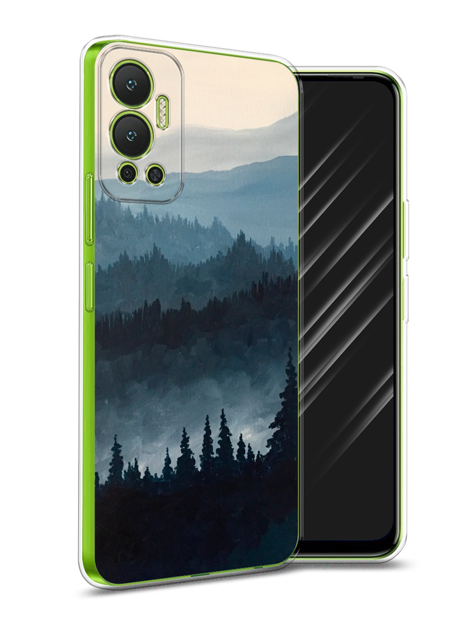 

Чехол Awog на Infinix Hot 12 "Туманные горы", Разноцветный, 3101350-4