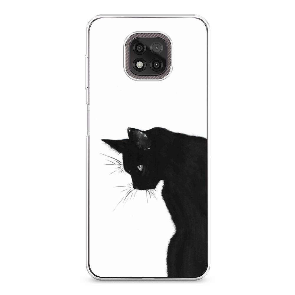 

Чехол Awog на Motorola Moto G Power 2021 "Black cat", Разноцветный, 242750-1