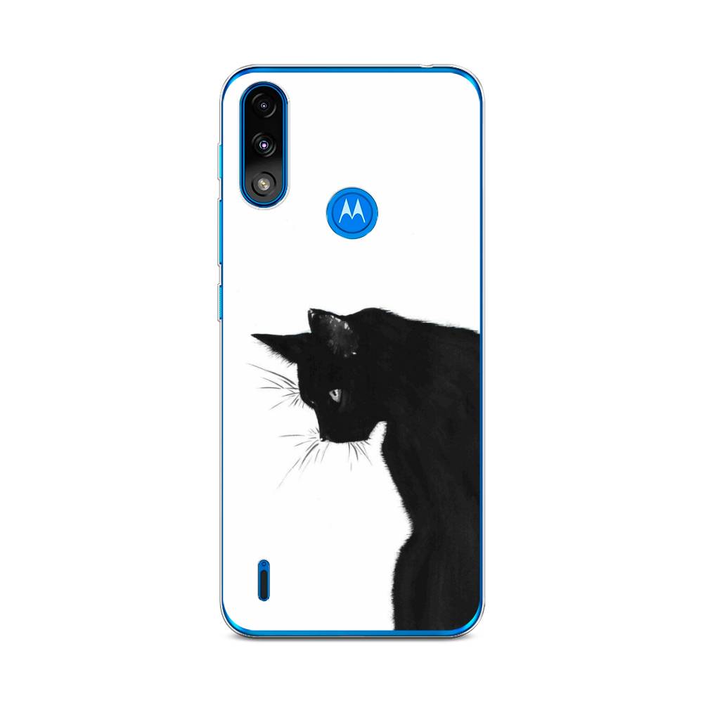

Чехол Awog на Lenovo K13/Motorola Moto E7 Power "Black cat", Разноцветный, 242450-1
