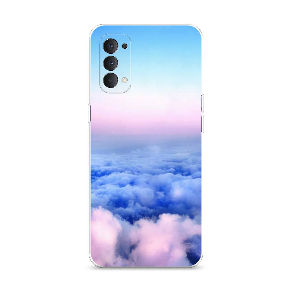 

Чехол Awog на Oppo Reno 4 4G "Облака", Разноцветный, 259450-4