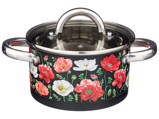 фото Кастрюля agness "маки" 2,5л 916-306 lefard