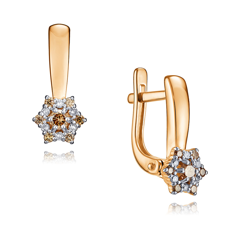 

Серьги из красного золота с бриллиантом ADAMAS 24038394/01-А50Д-425, 24038394/01-А50Д-425