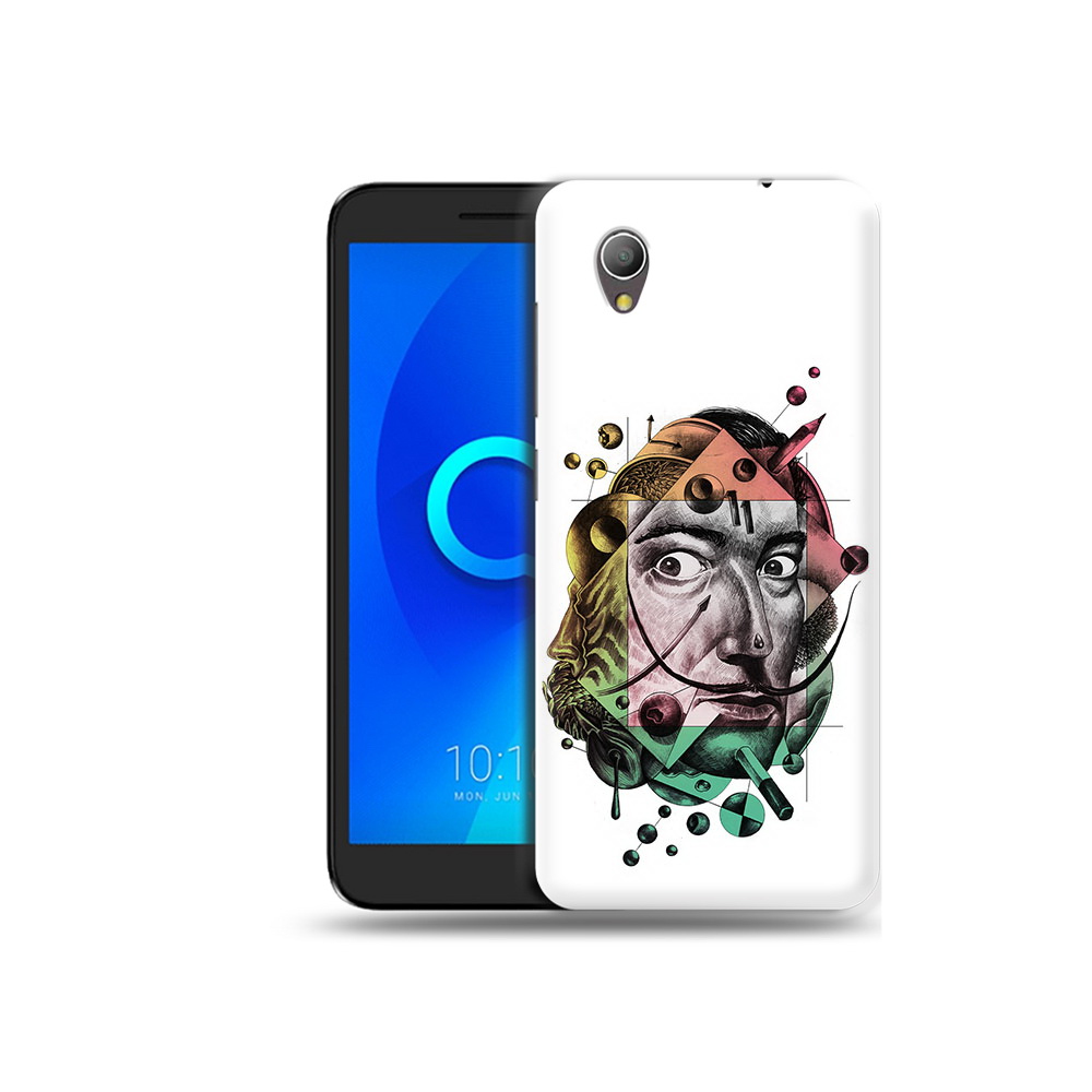 

Чехол MyPads Tocco для Alcatel 1 разноцветное лицо абстракция (PT227134.658.570), Прозрачный, Tocco