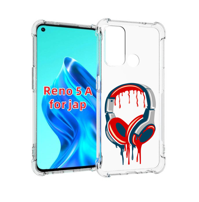 

Чехол MyPads не делай громко для Oppo Reno 5A, Прозрачный, Tocco