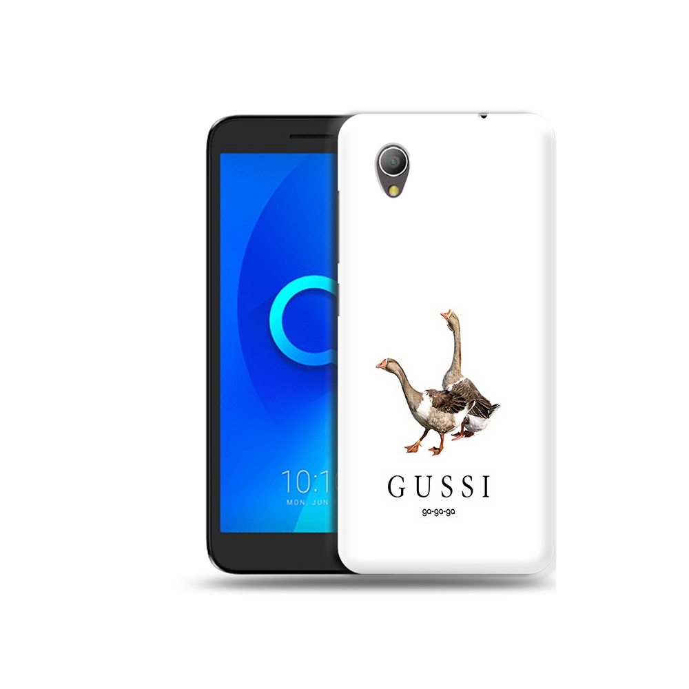 

Чехол MyPads Tocco для Alcatel 1 Гусси бренд (PT227134.658.56), Прозрачный, Tocco