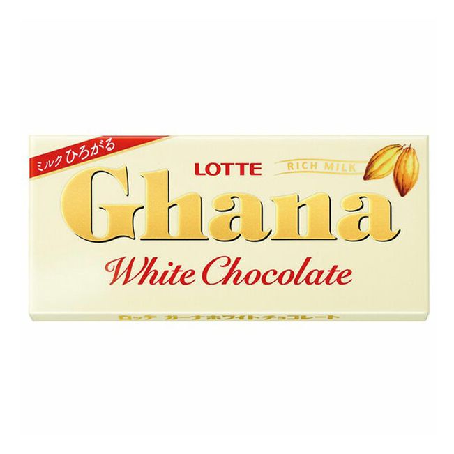 Шоколад Lotte Ghana white chocolate белый 45 г