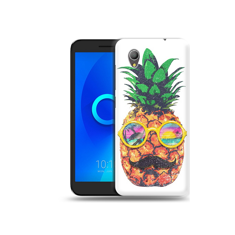 

Чехол MyPads Tocco для Alcatel 1 прикольный ананас с лицом (PT227134.658.556), Прозрачный, Tocco