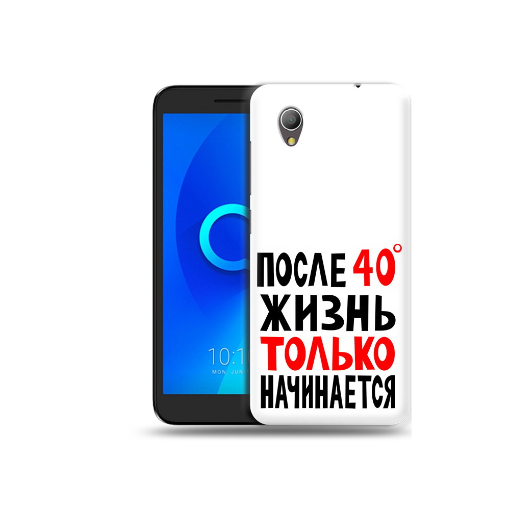 

Чехол MyPads Tocco для Alcatel 1 после 40 жизнь начинается (PT227134.658.553), Прозрачный, Tocco