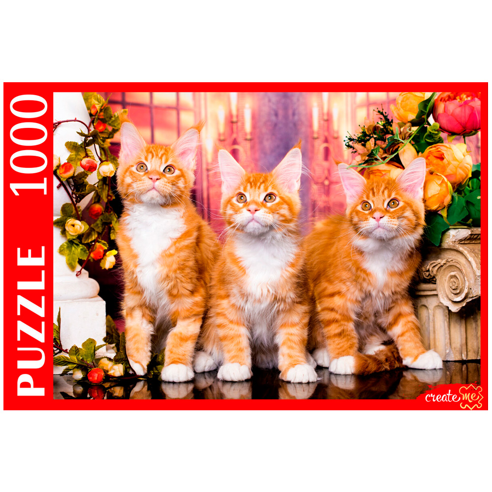 

Пазл 1000 РЫЖИЕ МЕЙН-КУНЫ ШТП1000-1475, 932-184