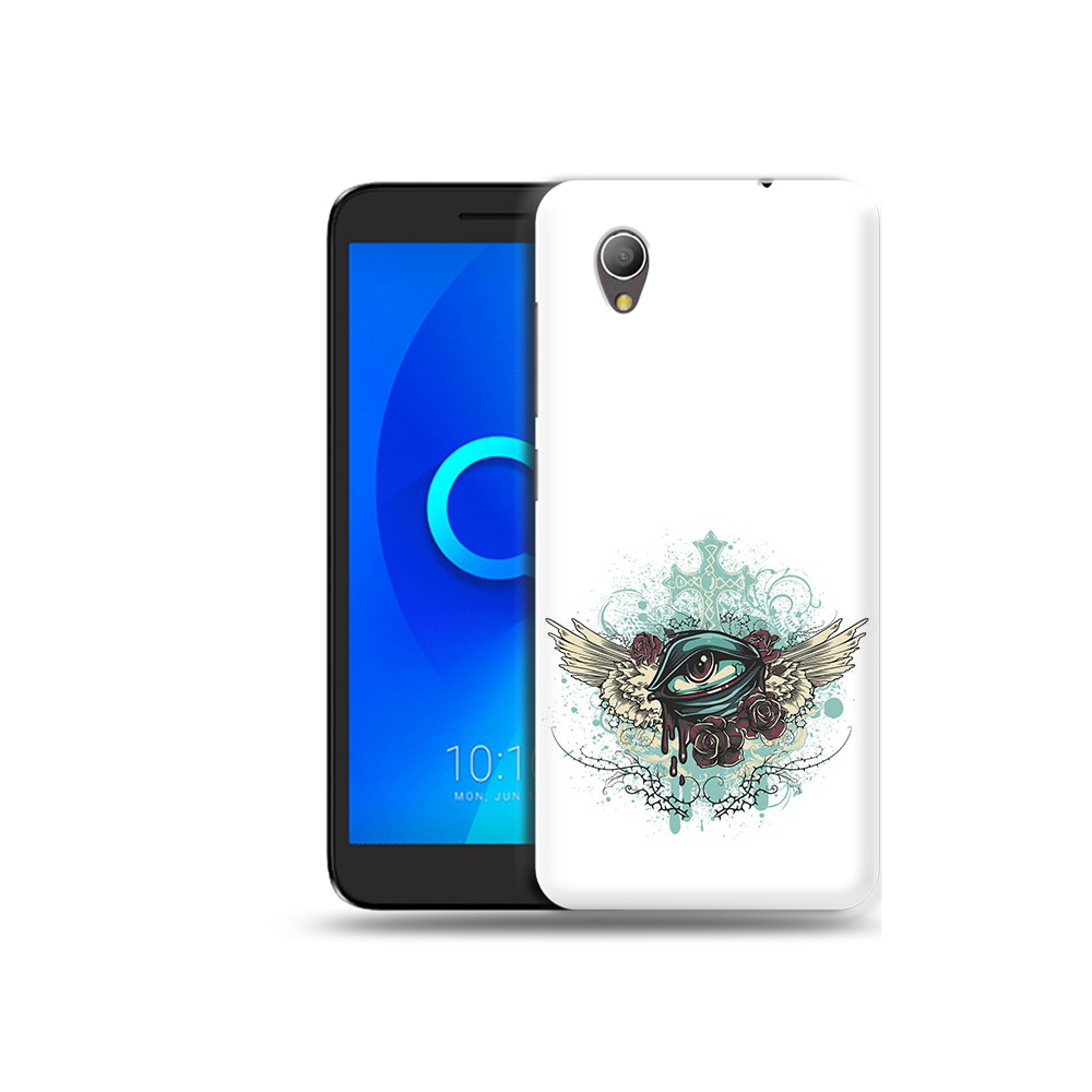 

Чехол MyPads Tocco для Alcatel 1 плачущий глаз с крыльями (PT227134.658.544), Прозрачный, Tocco