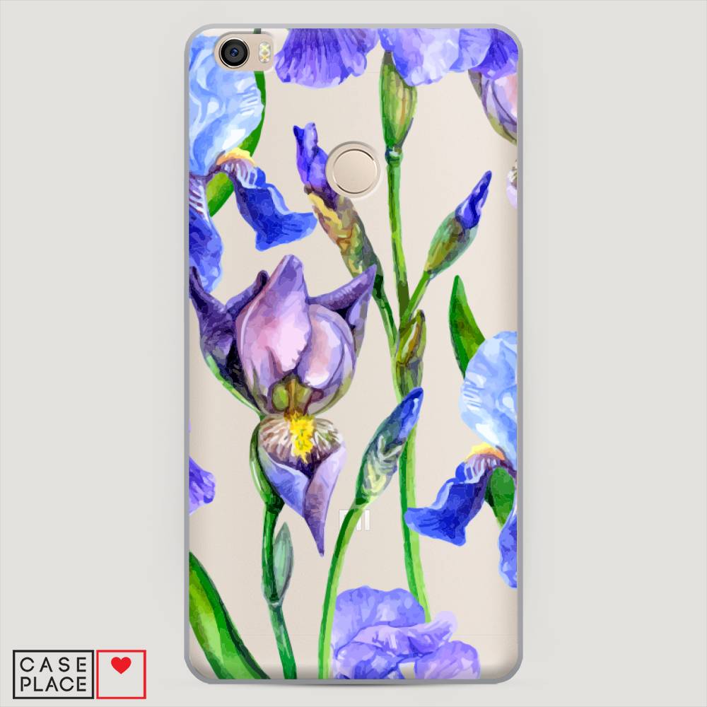 

Пластиковый чехол "Синие ирисы" на Xiaomi Mi Max