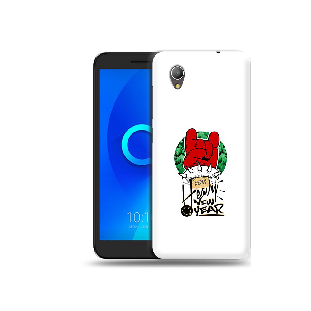 

Чехол MyPads Tocco для Alcatel 1 Гангстер новый год (PT227134.658.53), Прозрачный, Tocco