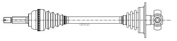 Полуось Metelli арт. 170074 METELLI 170074