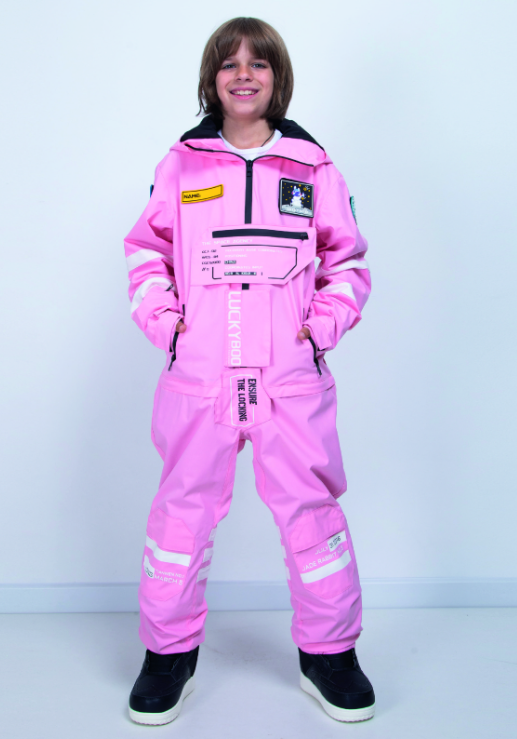 Комбинезон детский Luckyboo ASTRONAUT series, Розовый, 146