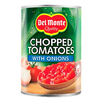 Помидоры Del Monte резаные кусочками в томатном соусе с луком 400 г