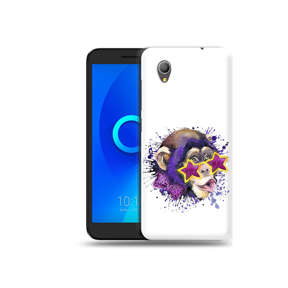 

Чехол MyPads Tocco для Alcatel 1 обезьяна в очках (PT227134.658.524), Прозрачный, Tocco