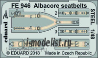 

FE946 Eduard 1/48 Фототравление Albacore ремни, сталь, FE946
