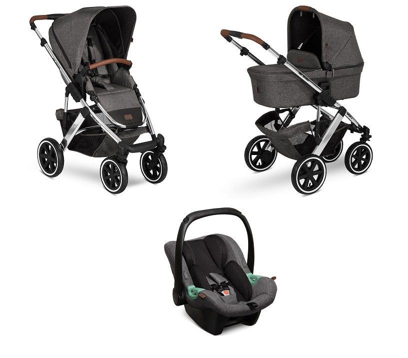 

Коляска 3 в 1 ABC-Design Salsa 4 Air Asphalt/Asphalt 12003252003/12001972003