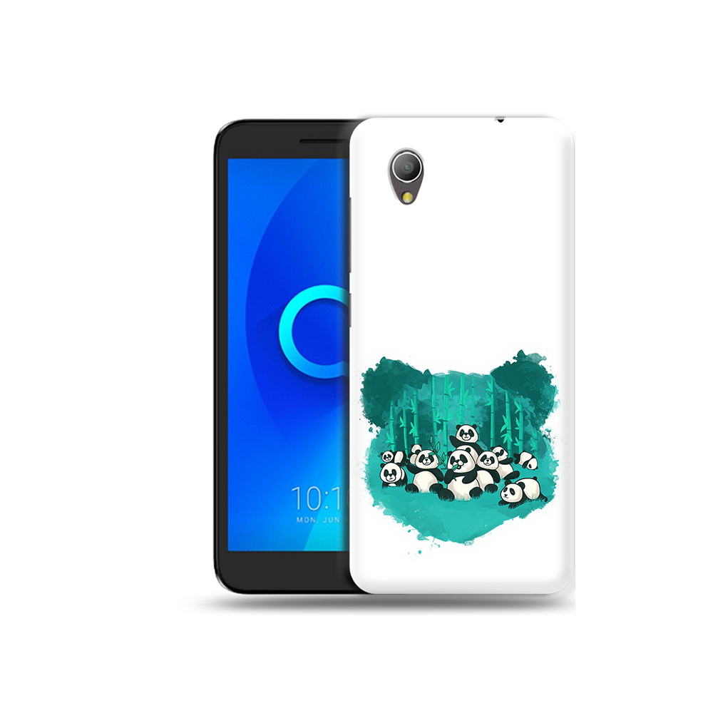 

Чехол MyPads Tocco для Alcatel 1 нарисованные панды (PT227134.658.508), Прозрачный, Tocco