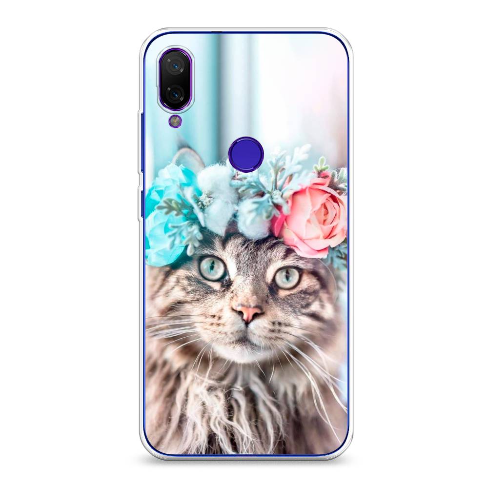 

Чехол Awog на Xiaomi Mi Play "Кот в венке", Разноцветный, 35350-2