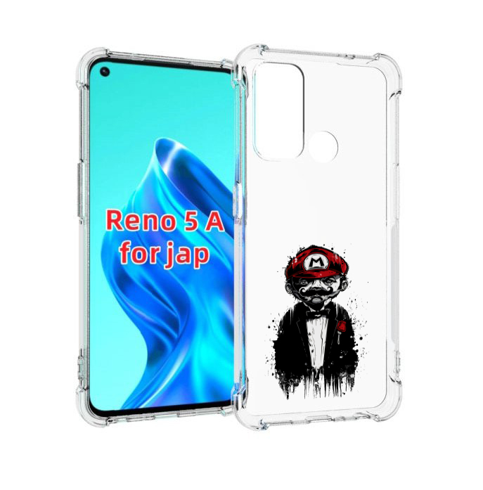 

Чехол MyPads марио для Oppo Reno 5A, Прозрачный, Tocco