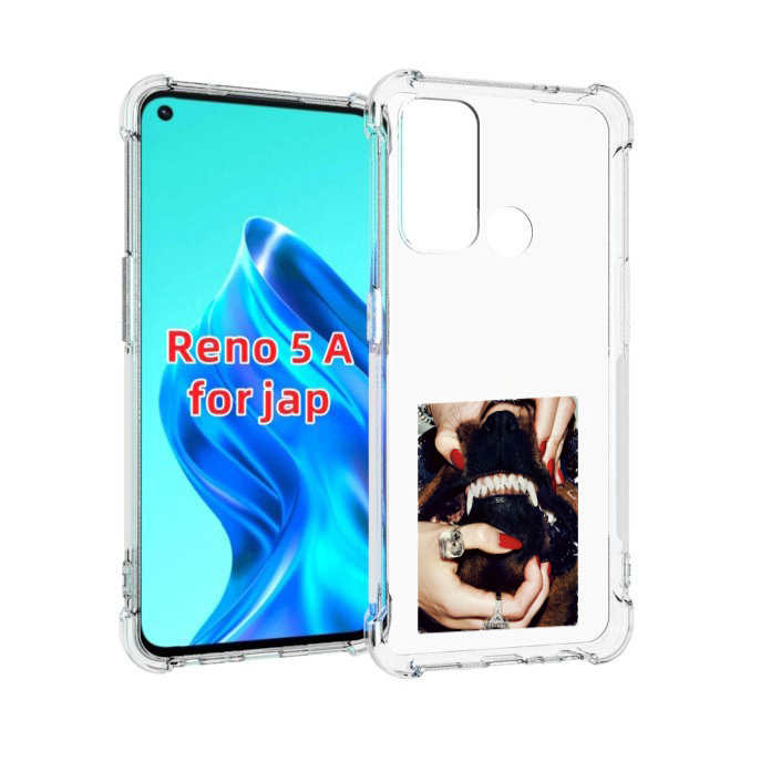 

Чехол MyPads маникюр для Oppo Reno 5A, Прозрачный, Tocco