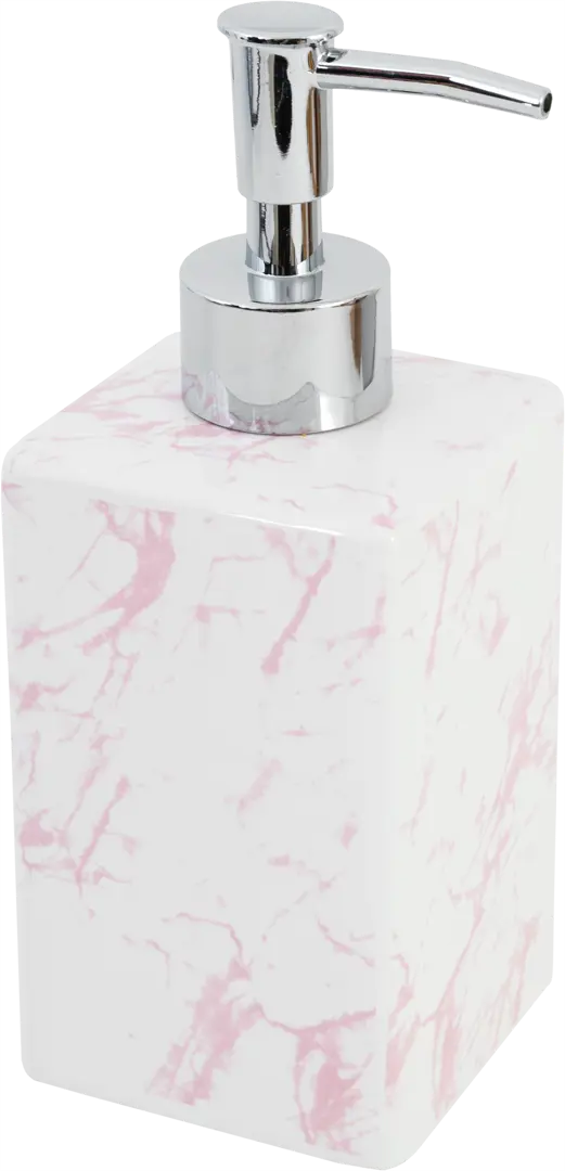 Дозатор для жидкого мыла Vidage Marmo Rosa цвет белый
