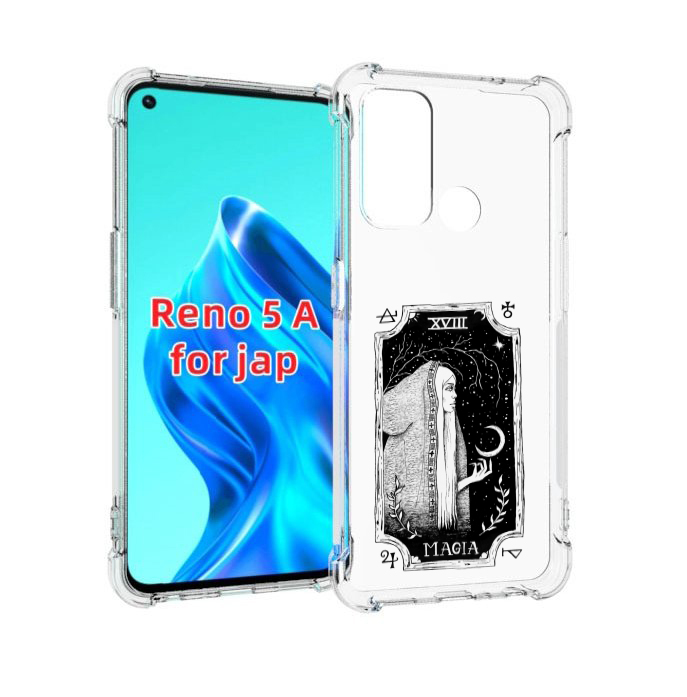 

Чехол MyPads лунная магия для Oppo Reno 5A, Прозрачный, Tocco