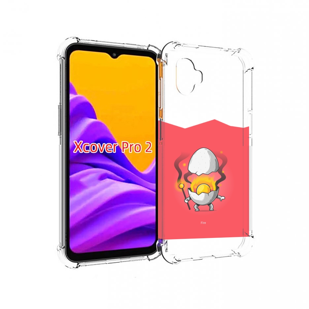 

Чехол MyPads горелое яйцо для Samsung Galaxy Xcover Pro 2, Прозрачный, Tocco