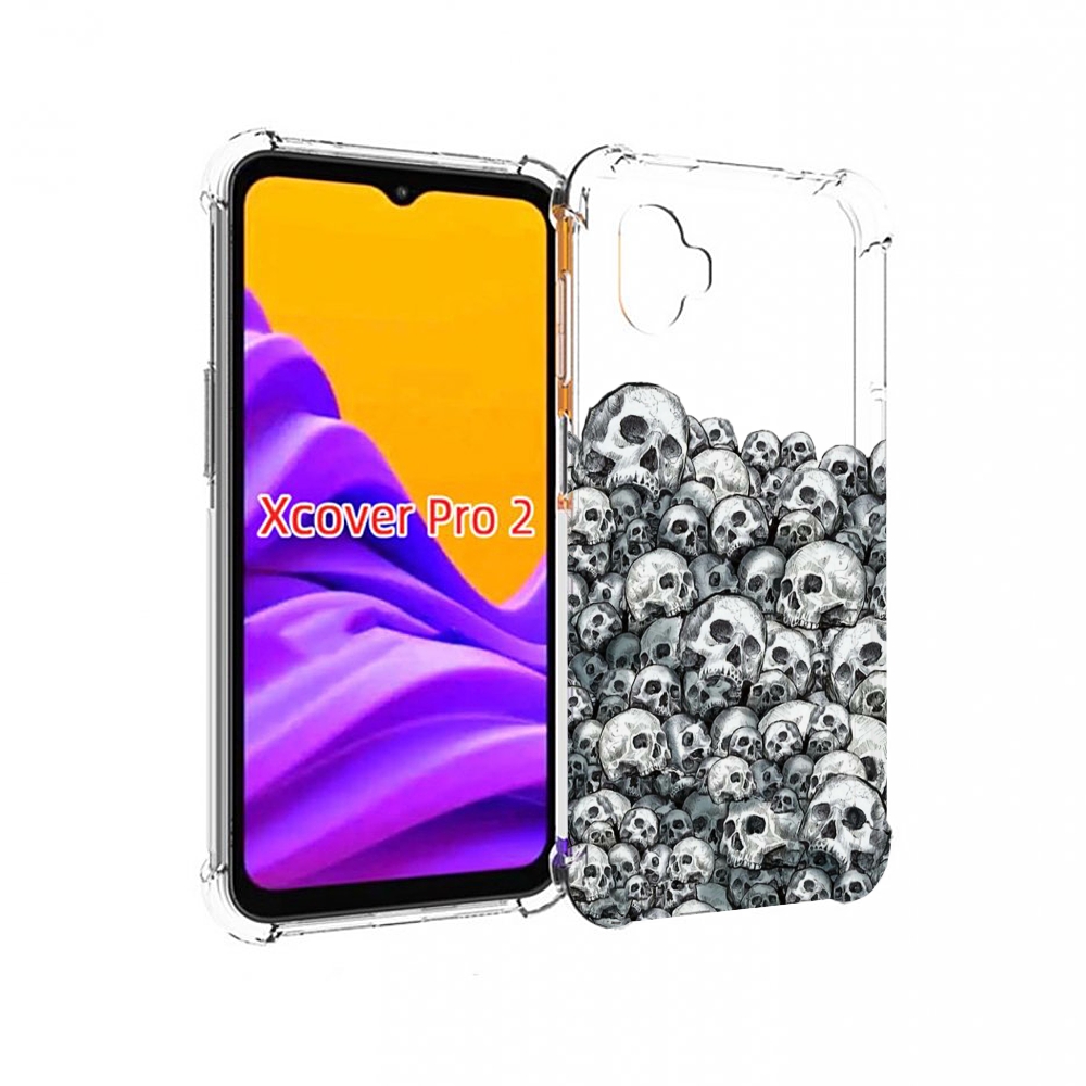 

Чехол MyPads гора из черепов для Samsung Galaxy Xcover Pro 2, Прозрачный, Tocco