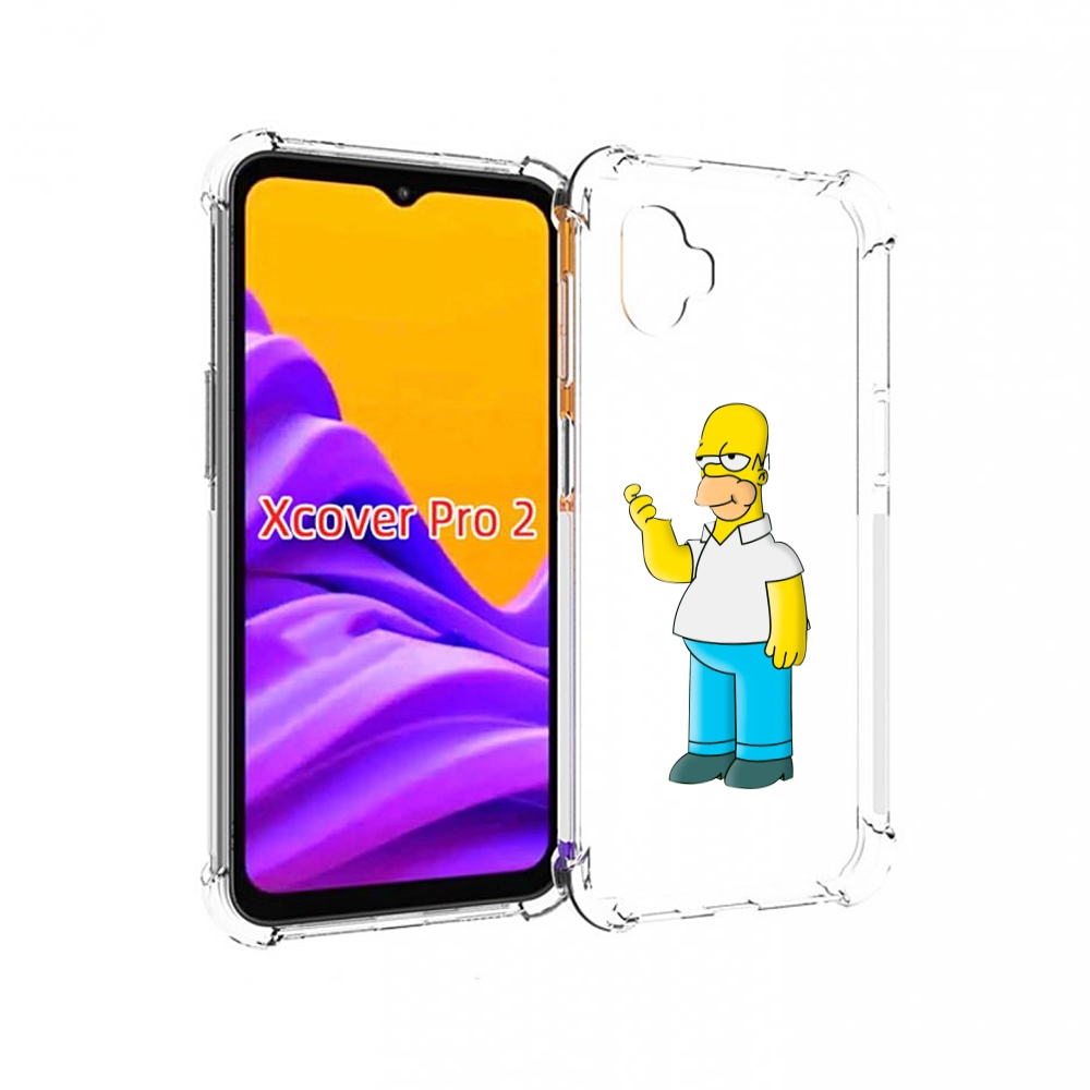 

Чехол MyPads гомер-симпсон для Samsung Galaxy Xcover Pro 2, Прозрачный, Tocco