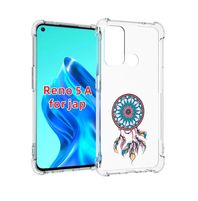 

Чехол MyPads ловец снов синий для Oppo Reno 5A, Прозрачный, Tocco