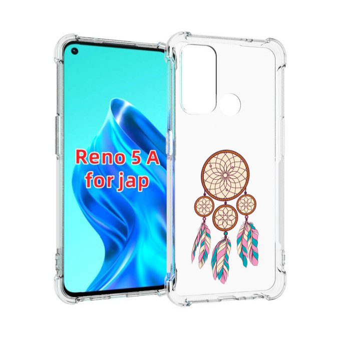 

Чехол MyPads ловец снов бежевый для Oppo Reno 5A, Прозрачный, Tocco