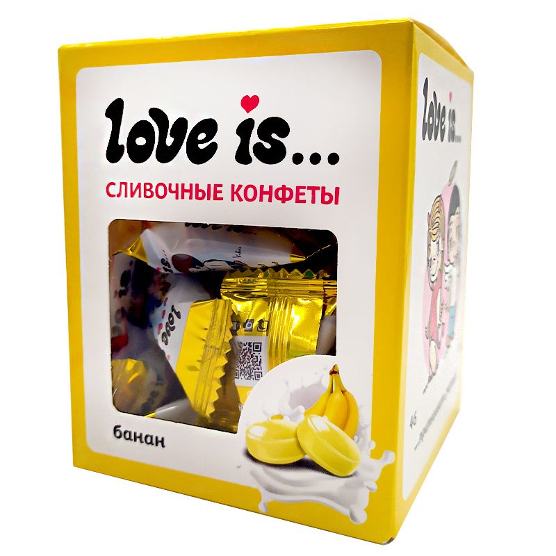 

Конфеты жевательные Love is со вкусом банана 85 г в ассортименте