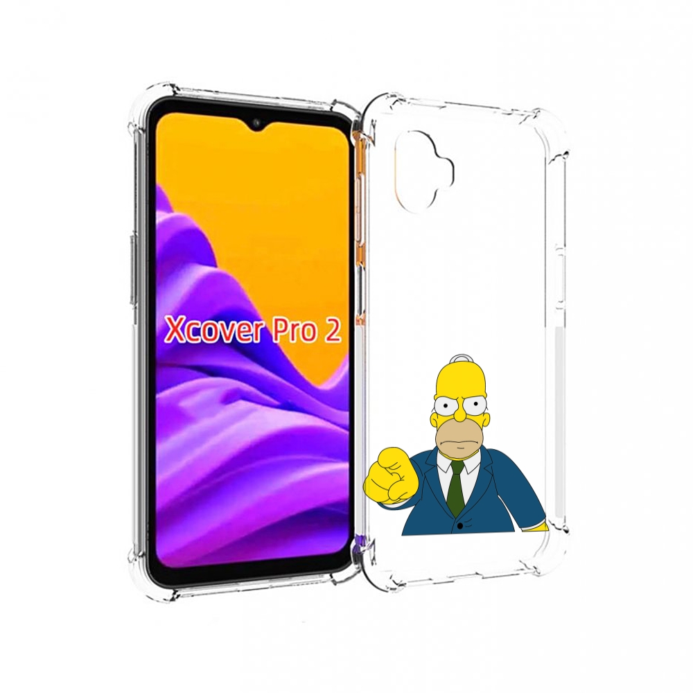 

Чехол MyPads гомер-злой для Samsung Galaxy Xcover Pro 2, Прозрачный, Tocco