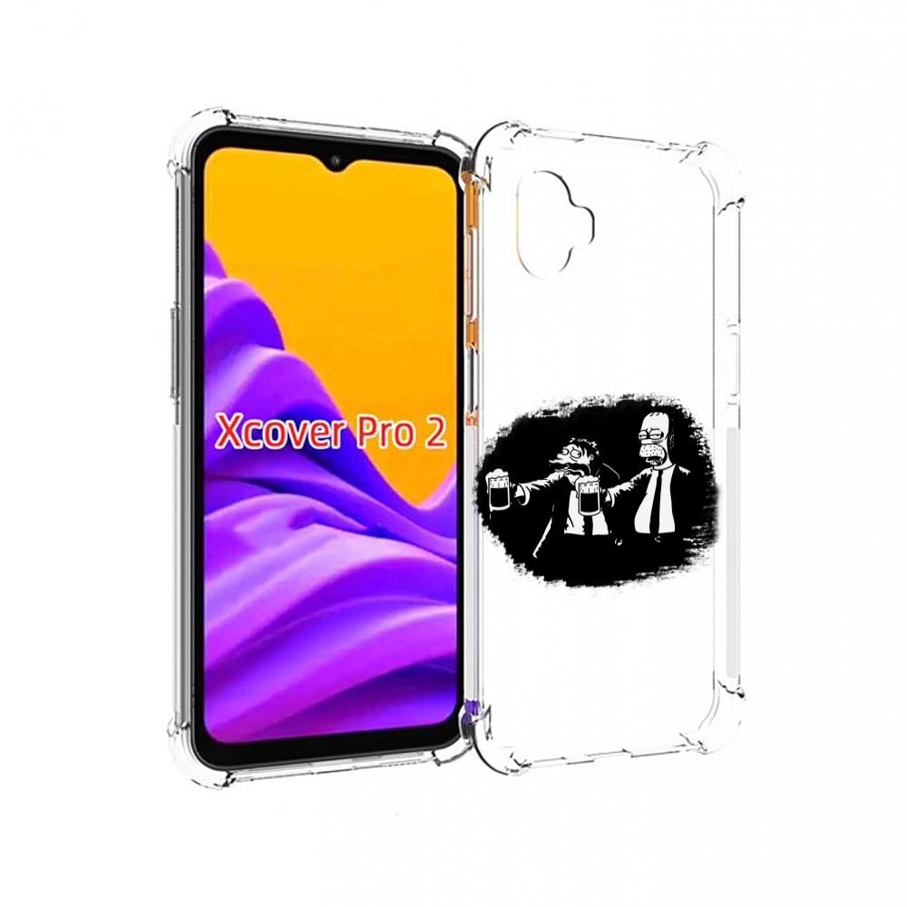 

Чехол MyPads гомер пьет для Samsung Galaxy Xcover Pro 2, Прозрачный, Tocco