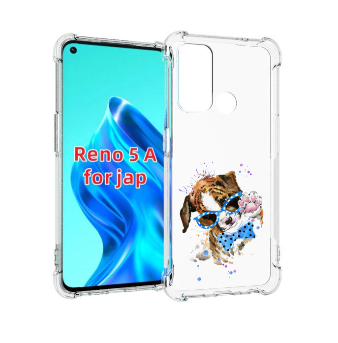 

Чехол MyPads лапочка для Oppo Reno 5A, Прозрачный, Tocco