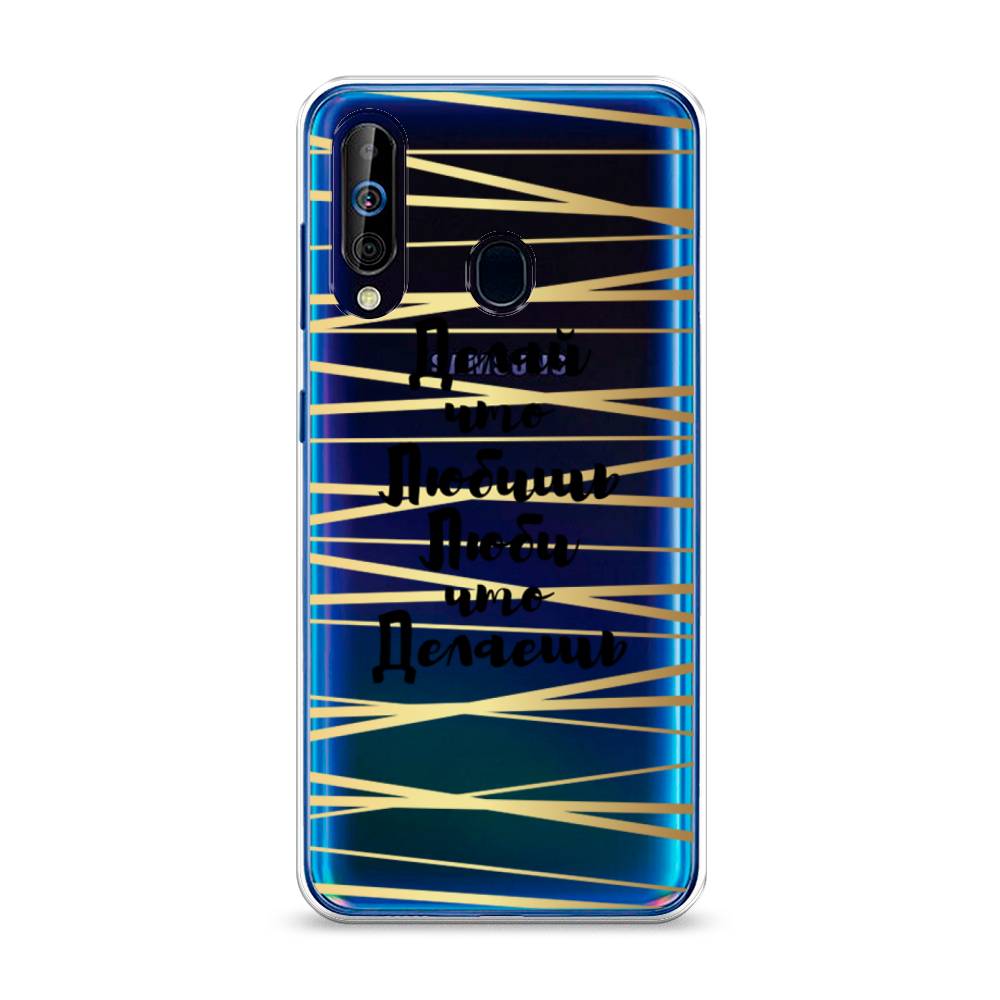 фото Силиконовый чехол "делай что любишь" на samsung galaxy a60 awog