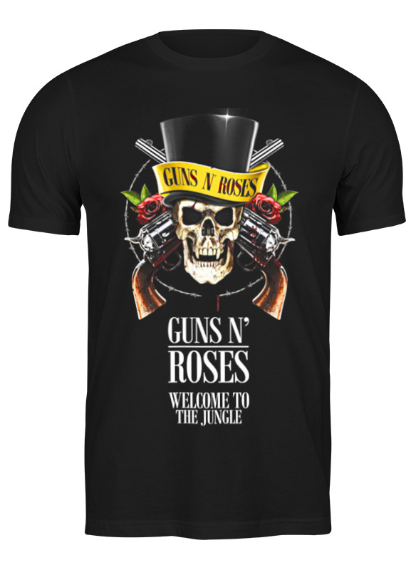 

Футболка мужская Printio Guns n' roses черная 2XL, Черный, Guns n' roses
